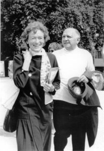 Met Joseph Wresinski in Geneve- 1985